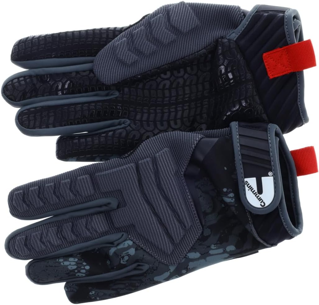 Cummins Pro Mechanic Glove - Professional Tool Grip Mechanics Work Gloves for Men Women with Impact Protection, Large