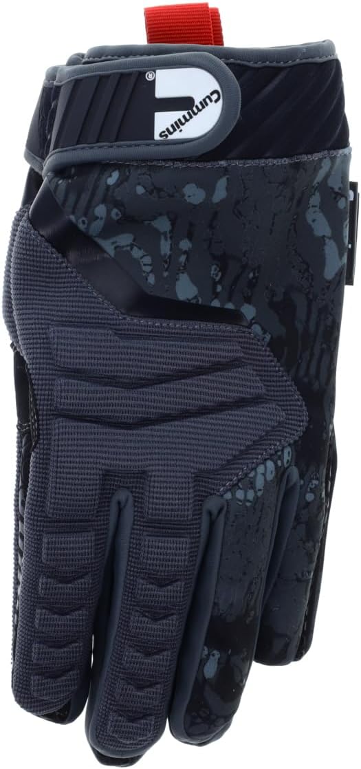 Cummins Pro Mechanic Glove - Professional Tool Grip Mechanics Work Gloves for Men Women with Impact Protection, Large