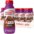 Premier Protein 30g High Protein Shake, Chocolate, 12 Pack Bottles, Vegetarian