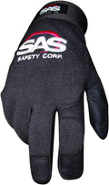 SAS Safety 6653 Mechanic's Pro Tool Safety Gloves, Black, Large